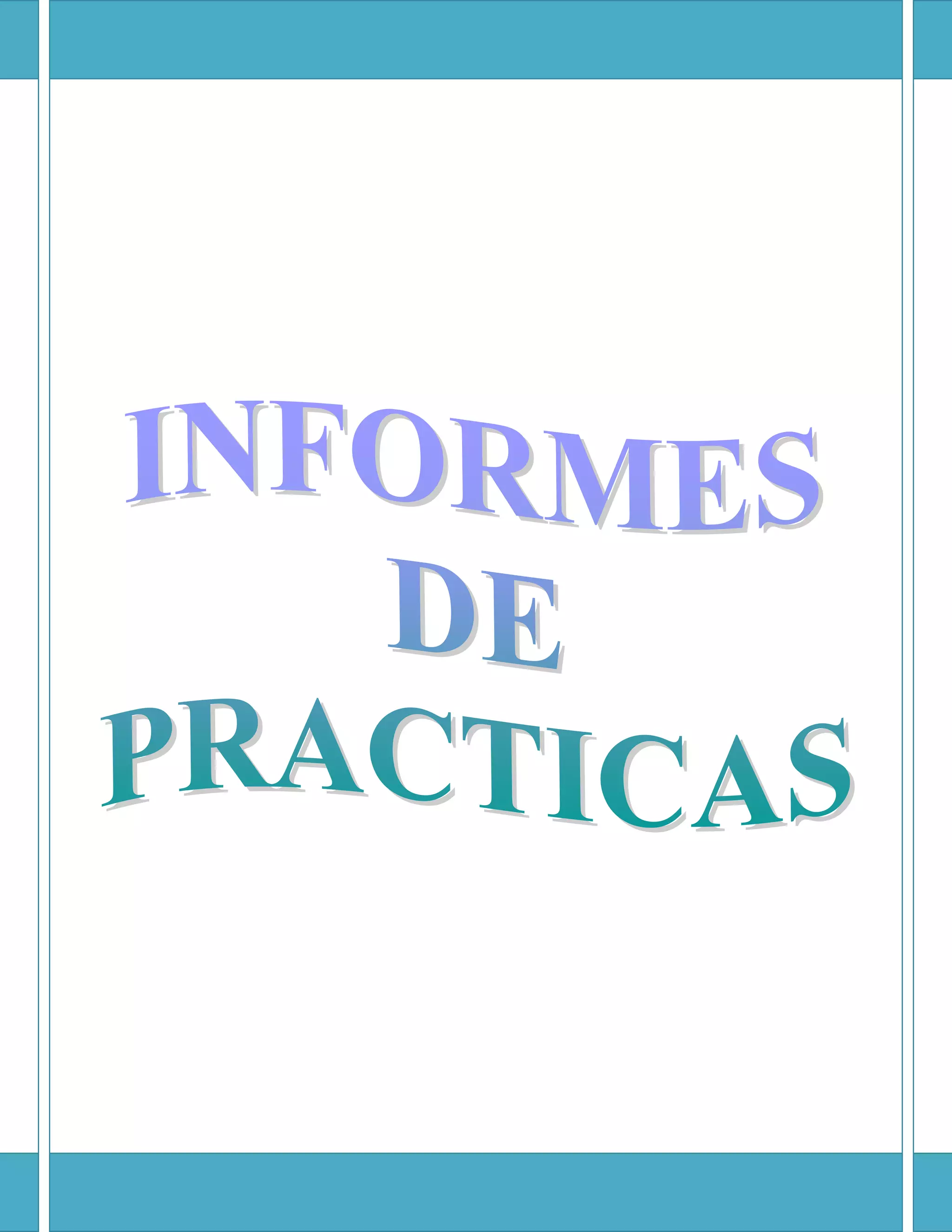 Informes de practicas