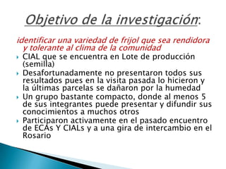 Informe seguimiento - Proyecto A4N