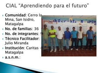 Informe seguimiento - Proyecto A4N