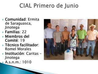 Informe seguimiento - Proyecto A4N