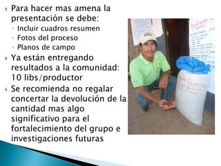 Informe seguimiento - Proyecto A4N