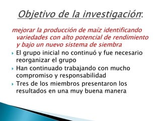 Informe seguimiento - Proyecto A4N
