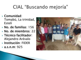 Informe seguimiento - Proyecto A4N