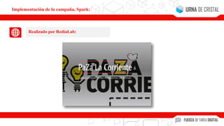 Realizado por RediaLab:
Implementación de la campaña, Spark:
 