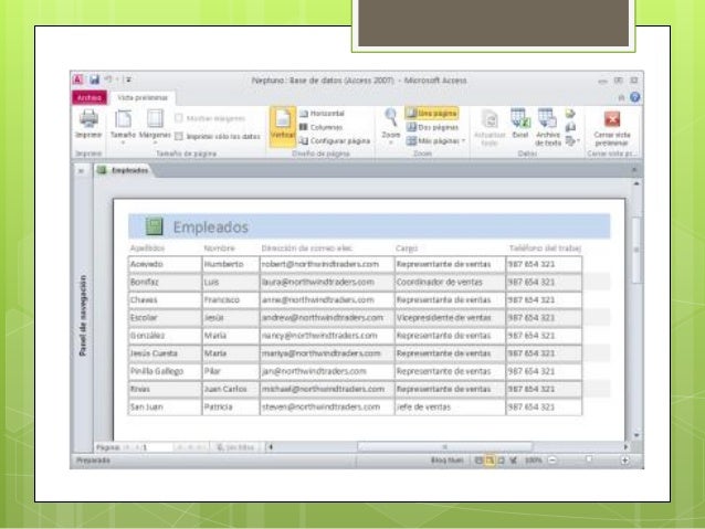 Informes en access 2010