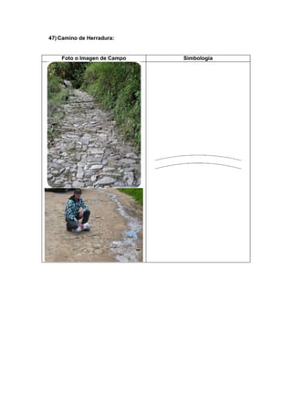 47) Camino de Herradura:
Foto o Imagen de Campo Simbología
 