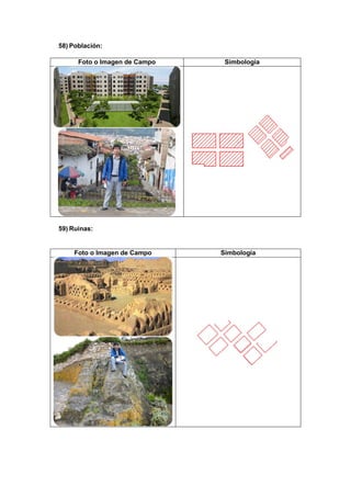 58) Población:
Foto o Imagen de Campo Simbología
59) Ruinas:
Foto o Imagen de Campo Simbología
 