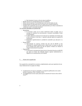 o #$%!&'(%)*+)!%,!+--%.'!+!/01%2.'.!*03'.!/%!345,0-'.!
      6720)/+2!'3-0')%.!/%!+$*'+32%)/08+9%!3+2+!,'.!%.*$/0+)*%.:!
      6;&2%-%2!)$%1+.!'3-0')%.!+!,'.!/'-%)*%.!3+2+!-2%+2!.$.!+-*010/+/%.!/%!+$,+!
      6<'2*+,%-0(0%)*'!/%!-+/+!3'2*+,!-'('!,+.!10*20)+.!/%!,'.!.0.*%(+.!%/$-+*01'.!
      6=10/%)-0+!/%,!-'(32'(0.'!/%!,'.!%)*%.!>$5%2)+(%)*+,%.!3'2!'&2%-%2!-')*%)0/'.!/%!
       -+,0/+/!3+2+!*'/+!,+!-'($)0/+/!%/$-+*01+!
?:56!@%--0')%.!+32%)/0/+.!%)!,+!320(%2+!&+.%!!
      6   A%*'/','>B+C!!
             o =.! )%-%.+20'! -')*+2! -')! $)! 4)0-'! 0)*%2,'-$*'2! &2%)*%! +,! +,0+/'D! E$%! .%!
                 %)-+2>$%! /%! (+)*%)%2! ,+.! -')1%2.+-0')%.! F! +-$%2/'.! -').',0/+/+.! +! *'/'.!
                 ,'.!3+2*0-03+)*%.!
             o G%!/%5%!'3*0(08+2!%,!32'-%.'!/%!2%10.0H)!/%!,'.!-')*%)0/'.!/%!*+,!&'2(+!E$%!
                 %)!/'.!2%10.0')%.!I?!3'2!J2%+! F!?!>%)%2+,K!-+/+!3+B.!+3'2*%!.$.!+.3%-*'.!/%!
                 ,'-+,08+-0H):!
             o L%/0.*205$02! %E$0*+*01+(%)*%! ,+! -+)*0/+/! /%! -')*%)0/'.! E$%! -+/+! 3+B.! 1+! +!
                 ,'-+,08+2:!!
      6   M0.%N'!>2J&0-'C!
             o O32'1%-P+)/'! ,'.! %.3+-0'.! 102*$+,%.! /%,! .0*0'! Q%5! /%! L=@R=! .%! P+)!
                 -'(%)*+/'!,'.!+.3%-*'.! >2J&0-'.!E$%!.%!/%5%)!*%)%2! %)!-$%)*+!%)!-+/+!$)'!
                 /%! ,'.! 3'2*+,%.! 3+2+! 0)-,$02! %.*%! *03'! /%! %.3+-0'.! 102*$+,%.! .0)! 1$,)%2+2! ,+!
                 0(+>%)!0).*0*$-0')+,!/%!,'.!3'2*+,%.!
      6   ;2>+)08+-0H)C!
             o =.!)%-%.+20+!,+!0)-'23'2+-0H)!/02%-*+!/%!/%!,+!G%-2%*+2B+!=9%-$*01+!/%!L=@R=!
                 E$%! +3'F%! /%! &'2(+! (J.! /%/0-+/+! +,>$)'.! +.3%-*'.! +/(0)0.*2+*01'.! F!
                 ,'>B.*0-'.!%)!,+!0)*%2,'-$-0H)!-')!,+!+,0+)8+:!
!

!

S:!       O,-+)-%!/%!,+!.%>$)/+!&+.%!!
!

=.*+!.%>$)/+!&+.%!-')*%(3,H!/'.!%.-%)+20'.!-'(3,%(%)*+20'.D!3%2'!E$%!2%E$020%2')!/%!$)+!
(+F'2!/%/0-+-0H)!/%!,'.!%E$03'.!/%!*2+5+9'C!

!

      • @'-+,08+-0H)!/%!?TS!)$%1'.!-')*%)0/'.!F!.$!2%.3%-*01+!3$5,0-+-0H)!%)!,'.!-$+*2'!
        3'2*+,%.!IO2>%)*0)+D!UP0,%D!U','(50+!F!R%24K!
      • O-'(3+N+(0%)*'!/%!%.*'.!-$+*2'!3+B.%.!3+2+!,+!-2%+-0H)!/%!V!)$%1'.!.0*0'.!Q%5!/%!
        .W''',XA:!!
!

!

!


"
!!
 