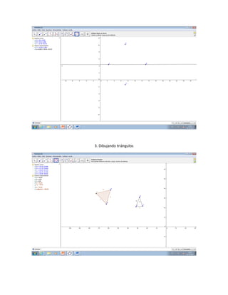3. Dibujando triángulos
 
