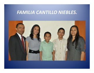 FAMILIA CANTILLO NIEBLES.
 