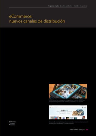 103TRANSFORMACIÓN digital
DATOS SOCIALES PARA MEJORAR LA CAPTACIÓN DE
CLIENTES DE UNA ENTIDAD FINANCIERA
Territorio creativo ha colaborado con una de las entidades financieras del Grupo
Santander en una iniciativa pionera en España de SCRM. El objetivo era potenciar
el conocimiento de los gustos y comportamiento de uno de sus segmentos
objetivo (universitarios) con el que la captación no era satisfactoria. De esta forma,
podrían lanzarse campañas de captación personalizadas, optimizadas y adaptadas
a los gustos del potencial cliente, apoyando al negocio.
Por afinidad con el target, se planteó desarrollar un juego en dispositivo móvil
(IOS y Android), una plataforma de gamificación y una plataforma de captura de
datos sociales, todo ello integrado con información del banco en sus servidores
(proceso de registro). Una vez lanzado, el juego obtuvo 28.000 descargas, y cerca
de 1.000 usuarios proporcionaron voluntariamente datos identificativos, lugar de
nacimiento, edad, email, localización, lista de amigos y“me gusta”en las páginas
(gustos y aficiones). Se categorizaron casi 90.000 gustos, obteniendo más de 2
millones de impresiones.
Un exhaustivo trabajo de segmentación, análisis, categorización en
interpretación de todos estos datos ha permitido a la entidad conocer a la
población que ha participado en la iniciativa y lo que es más importante, conocer
en detalle lo que caracteriza e interesa al principal segmento target para el
banco, a nivel casi individual.
Extrapolando este conocimiento, la entidad ya ha lanzado campañas de
captación con campañas e incentivos personalizados, que han mejorado
mucho la conversión y potencian la vinculación. En la medida de lo posible, todas
las nuevas campañas estarán alineadas con los gustos identificados (deporte,
Amazon, Música electrónica, cine), y llevarán adjunta la captura de datos sociales,
de manera que la base de datos se alimente y ya no sea necesaria ninguna
extrapolación, sino que se podrá conocer los gustos de cada cliente de manera
individual (microsegmentación) de cara a una conversión directa.
Social CRM
Cliente digital. Nuevos hábitos y experiencias digitales
 