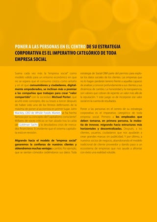 82 TRANSFORMACIÓN digital
La Corporación Colombia Digital trabaja por promover y apoyar la transformación
digital orientada a la calidad de vida, la competitividad y la creación de valor público.
Nuestras actividades se concentran en tres enfoques:
• Sociedad y calidad de vida: fortalecer la adopción y uso de Tecnologías de la
Información y las Comunicaciones (TIC) en la sociedad, para el mejoramiento de la
calidad de vida de las personas.
• Organizaciones y competitividad: promover la competitividad de las organizaciones
públicas y privadas utilizando TIC.
• Gobierno y políticas TIC: apoyar la formulación, implementación y apropiación de
políticas TIC en escenarios de gobierno colombiano.
La Corporación se constituyó a mediados de 2002, actuando como epicentro para Colombia
de la iniciativa‘Digital Nations’a través de la cual el Instituto Tecnológico de Massachusetts
– MIT –, orientaba recursos de los países y las empresas hacia la formación de equipos
de trabajo y la implementación de proyectos para crear naciones digitales, trasladando
experiencias exitosas al ámbito local.
www.colombiadigital.net
Colombia Digital
 