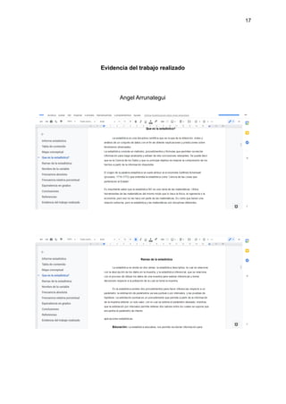 17
Evidencia del trabajo realizado
Angel Arrunategui
 