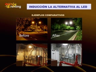 INDUCCIÓN LA ALTERNATIVA AL LED
EJEMPLOS COMPARATIVOS
 