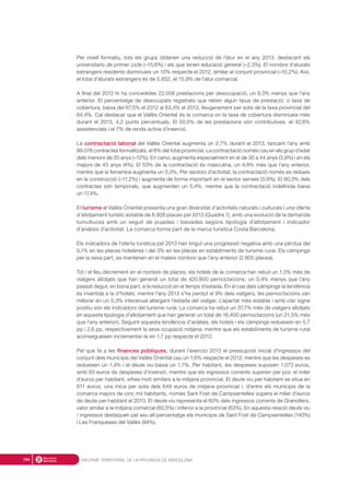 Informe Territorial de la província de Barcelona 2014