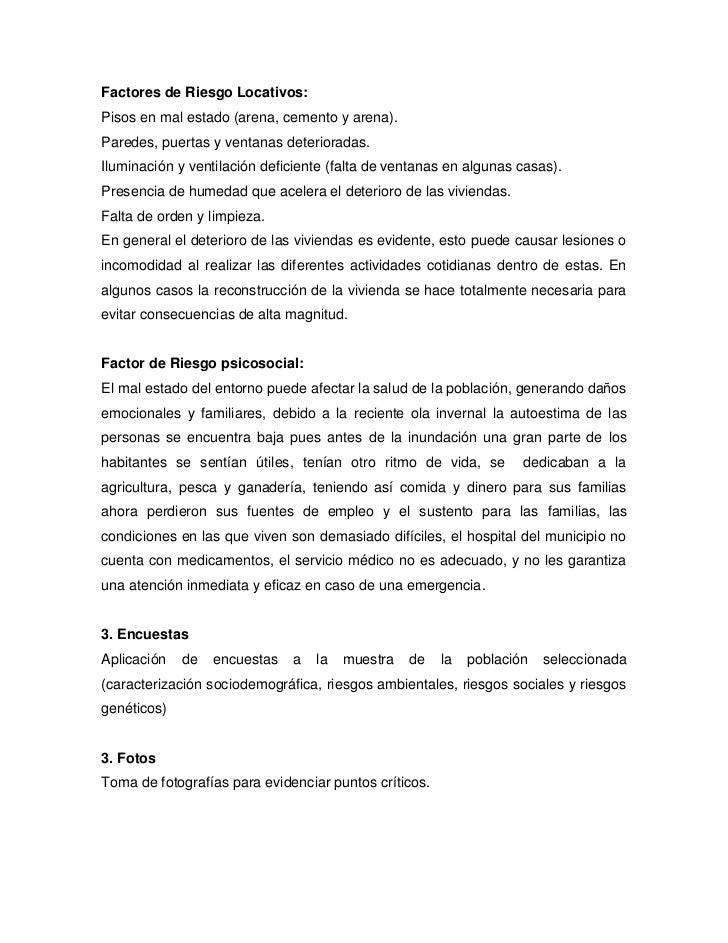 Informe trabajo de campo