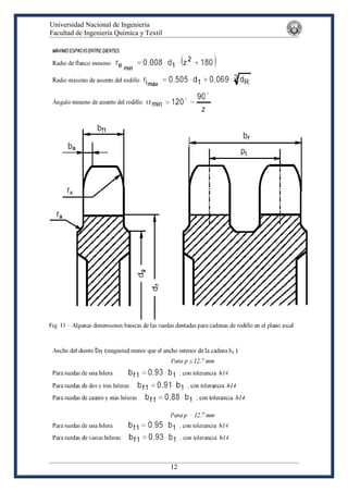 Universidad Nacional de Ingeniería
Facultad de Ingeniería Química y Textil
12
 