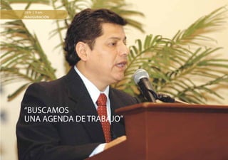 8
“BUSCAMOS
UNA AGENDA DE TRABAJO”
29/9 | 9 am.
INAUGURACIÓN
 