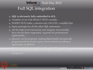 Informix4gl status | PDF