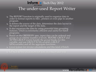 Informix4gl status | PDF