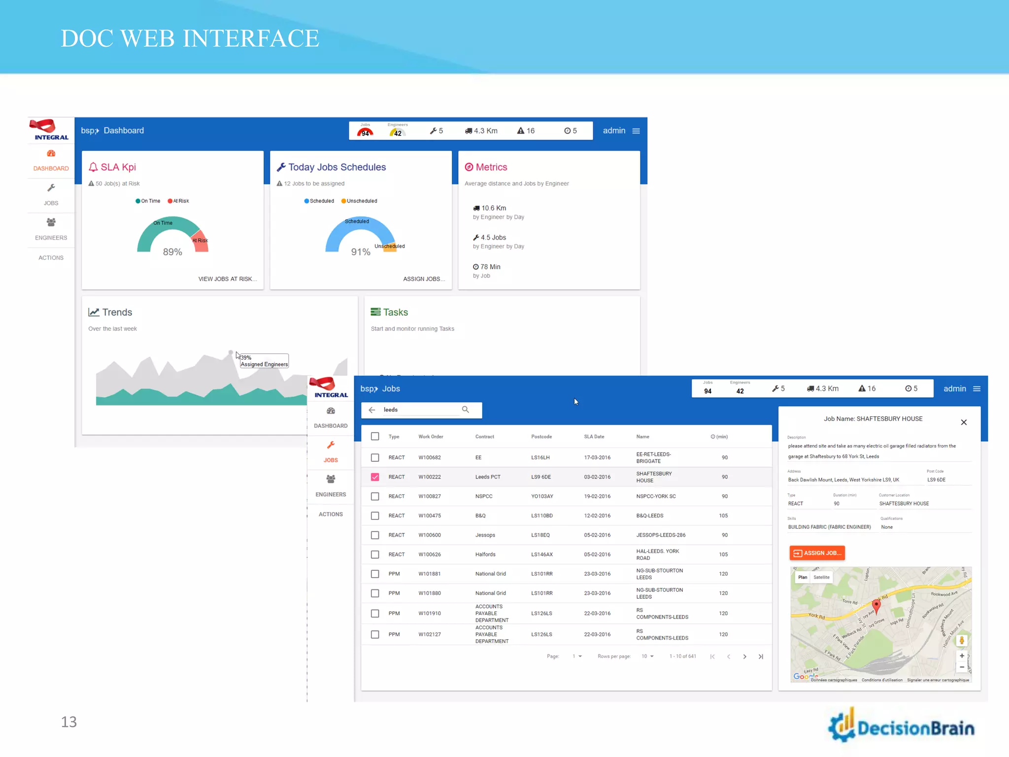 DOC WEB INTERFACE
13
 