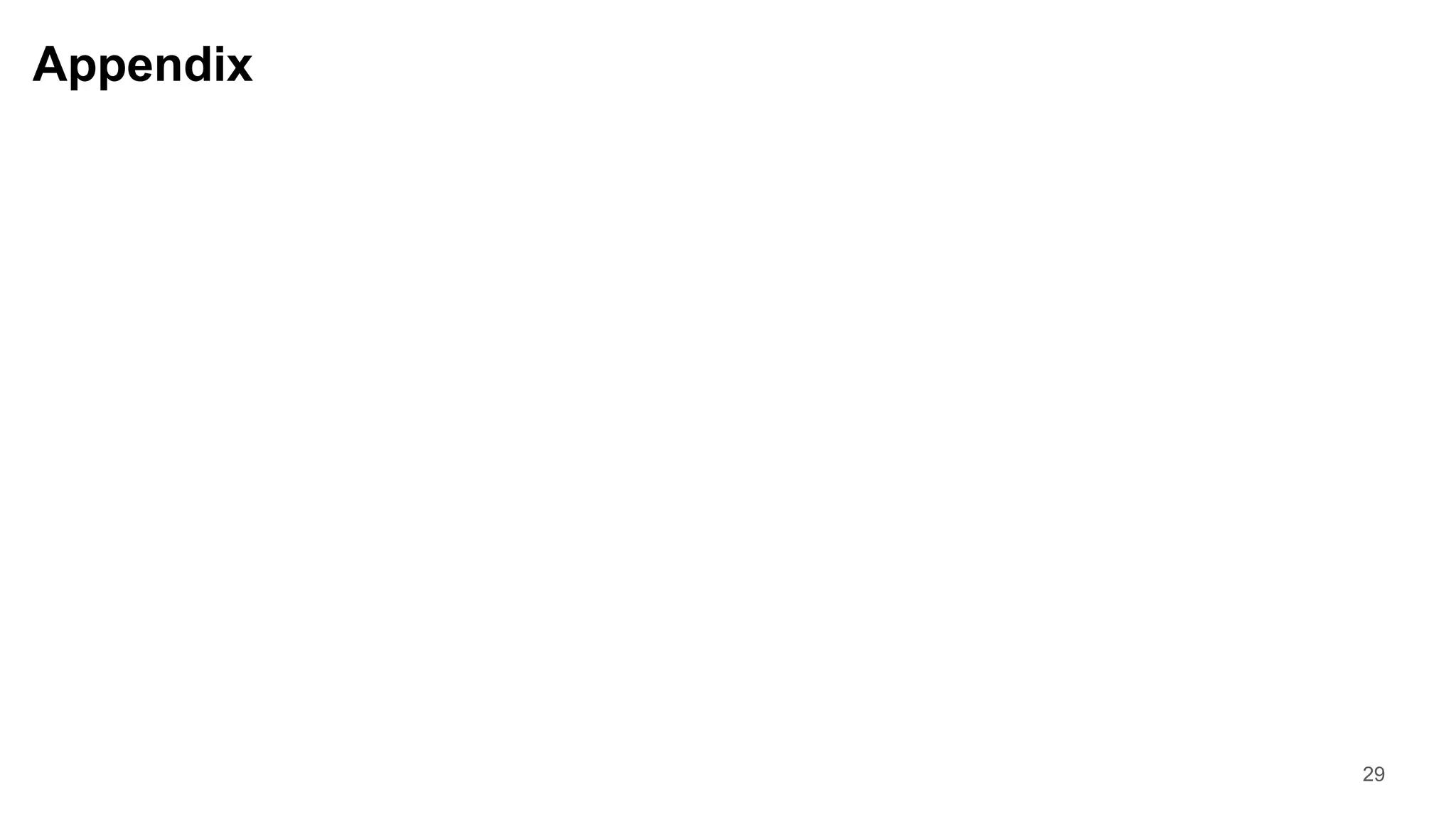 Appendix
29
 