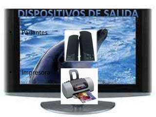 •   Parlantes




•   Impresora
 