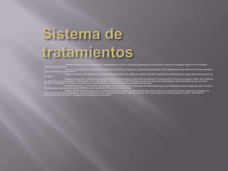 •
Entrada: captación de la información. Normalmente son datos y órdenes ingresados por los usuarios a través de cualquier dispositivo de entrada
conectado al ordenador.
•
Proceso: tratamiento de la información. Se realiza a través de programas y aplicaciones diseñadas por programadores que indican de forma secuencial
cómo resolver un requerimiento.
•
Salida: transmisión de resultados. A través de los dispositivos de salida los usuarios pueden visualizar los resultados que surgen del procesamiento de
los datos.
•
Sistemas de mando y control, son sistemas basados en la mecánica y motricidad de dispositivos que permiten al usuario localizar, dentro de la logística,
los elementos que se demandan. Están basados en la electricidad, o sea, no en el control del flujo del electrón, sino en la continuidad o discontinuidad de una corriente
eléctrica, si es alterna o continua o si es inducida, contra inducida, en fase o desfase (ver periférico de entrada).
•
Sistemas de archivo, son sistemas que permiten el almacenamiento a largo plazo de información que no se demandará por un largo periodo de tiempo.
Estos sistemas usan los conceptos de biblioteca para localizar la información demandada.
•
Código ASCII, Es un método para la correspondencia de cadenas de bits permitiendo de esta forma la comunicación entre dispositivos digitales así
como su proceso y almacenamiento, en la actualidad todos los sistemas informáticos utilizan el código ASCII para representar textos, gráficos, audio e infinidad de
información para el control y manipulación de dispositivos digitales.

 