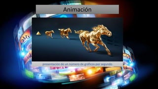 Animación
presentación de un número de gráficos por segundo
 