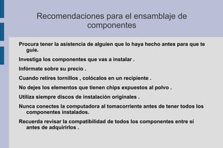 Tarjeta madre  Monitor  