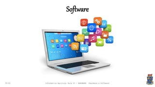 Software
09:00 Informática Agrícola: Aula 03 - HARDWARE (Hardware e Software)
 
