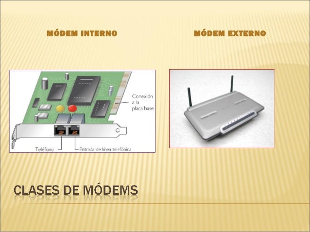 Resultado de imagen de modem interno externo