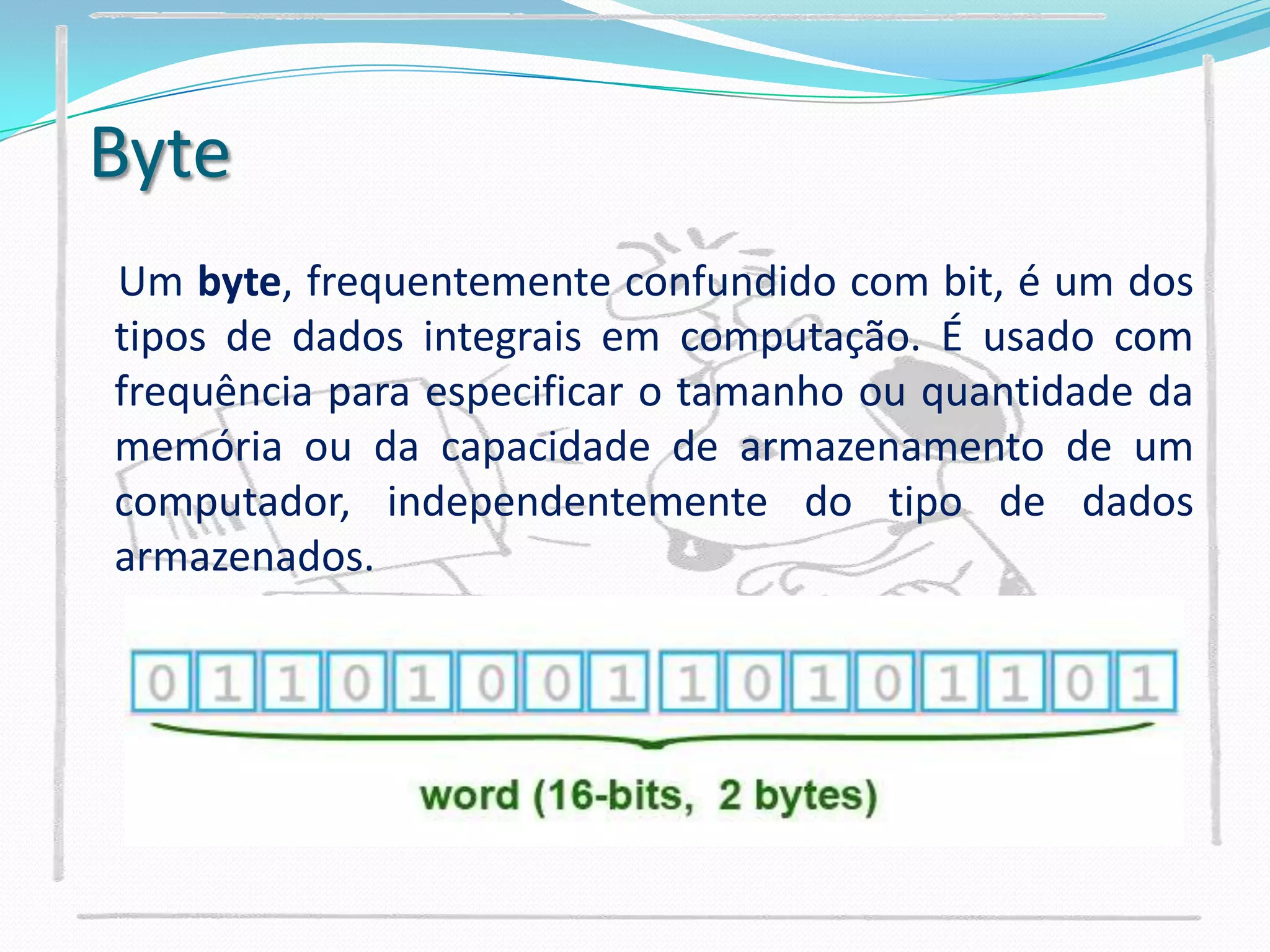 História do Computador1952- EDVAC, ElectronicDiscreteVariableAutomaticComputer. Primeira máquina comercial eletrônica de processamento de dados do mundo.