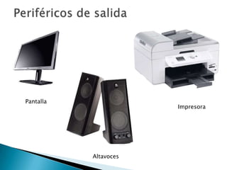 Pantalla
                       Impresora




           Altavoces
 