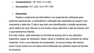INTRODUÇÃO À INFORMÁTICA