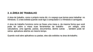 INTRODUÇÃO À INFORMÁTICA