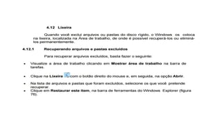 INTRODUÇÃO À INFORMÁTICA