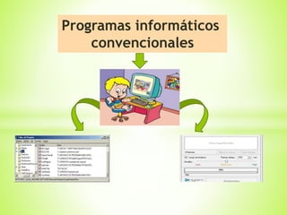 Programas informáticos
convencionales
 