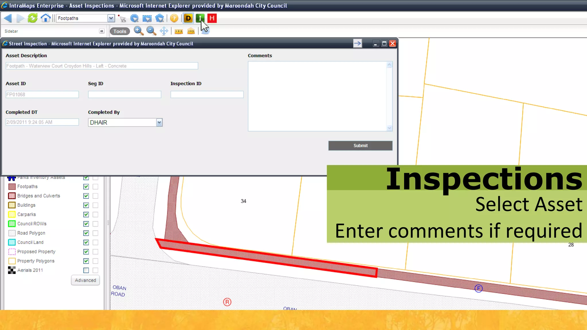 InterfaceIn our Test environmentUndertaking review of interfaceGIS » Pathway » Hansen
