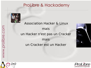Services en  Linux et Logiciels Libres 