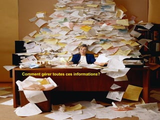 Comment gérer toutes ces informations?




                                         12
 