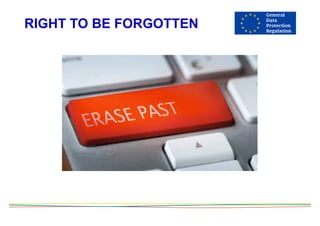 RIGHT TO BE FORGOTTEN
 