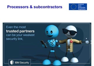 Processors & subcontractors
 