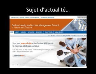 Sujet d’actualité…
 