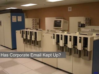 Carrick
Has Corporate Email Kept Up?
 