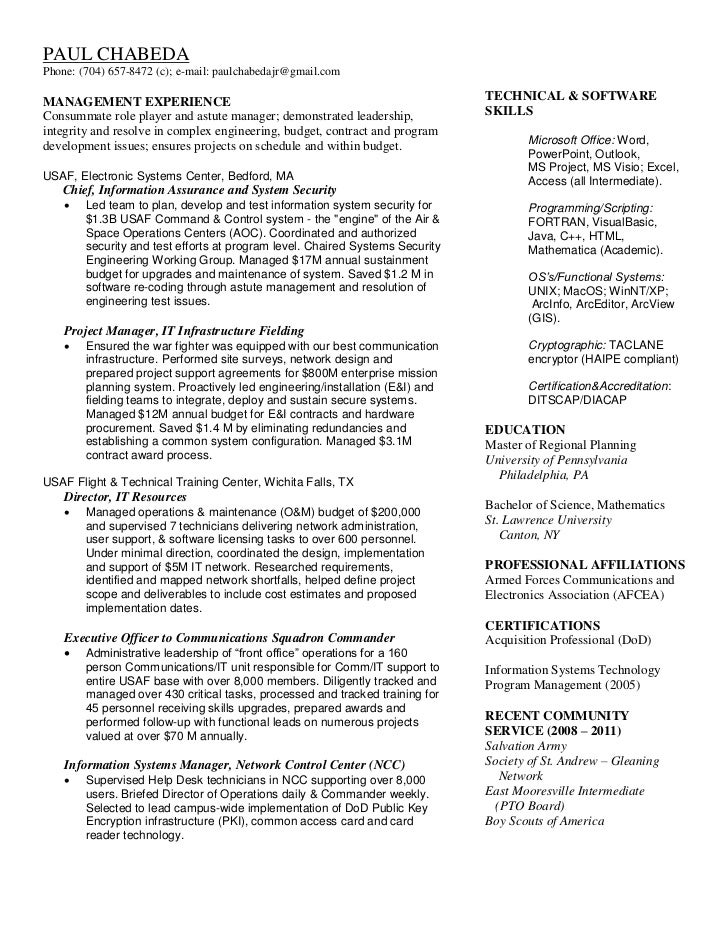 Info Sec It Pm