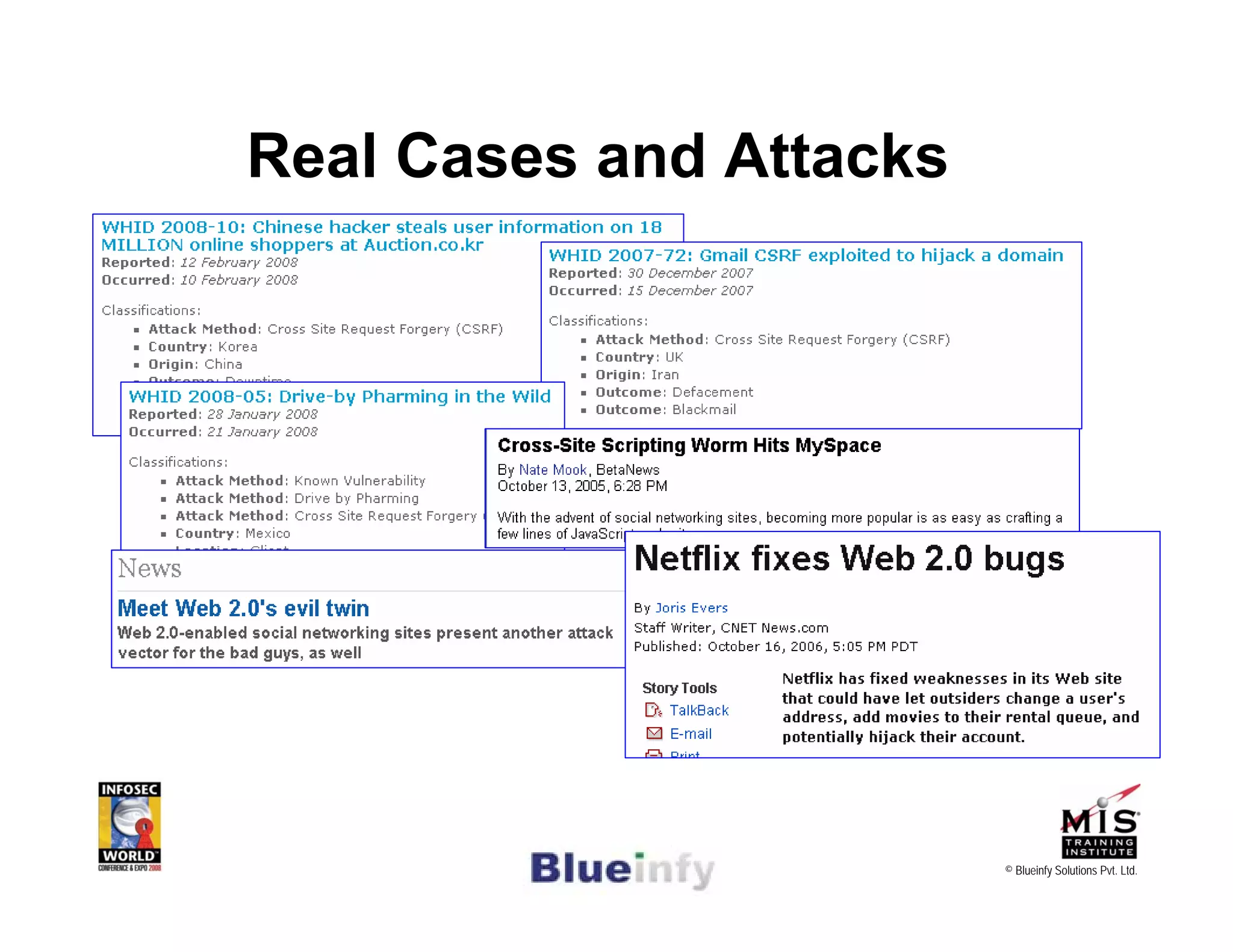 [Infosecworld 08 Orlando] CSRF: The Biggest Little Vulnerability on the Web 