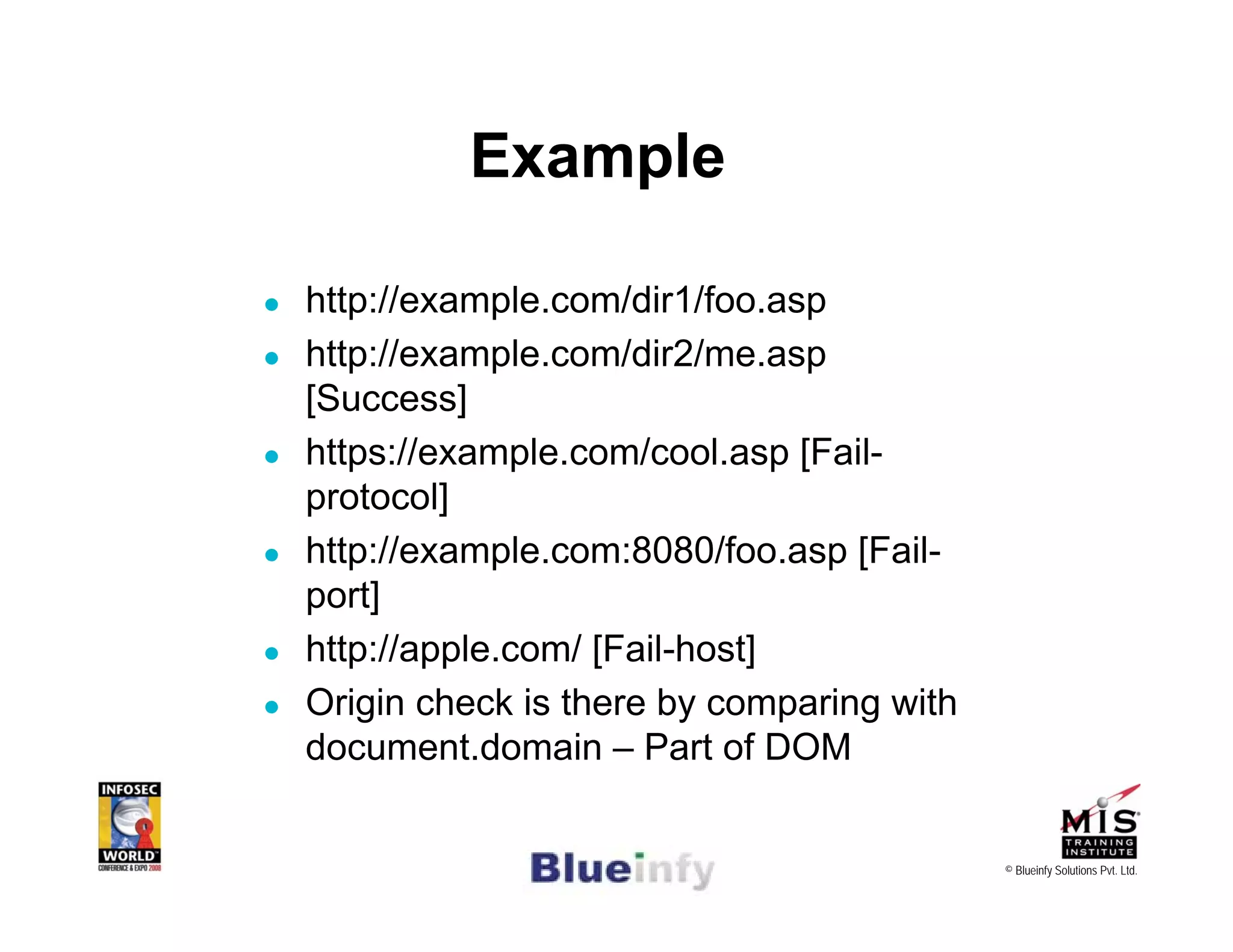 [Infosecworld 08 Orlando] CSRF: The Biggest Little Vulnerability on the Web 