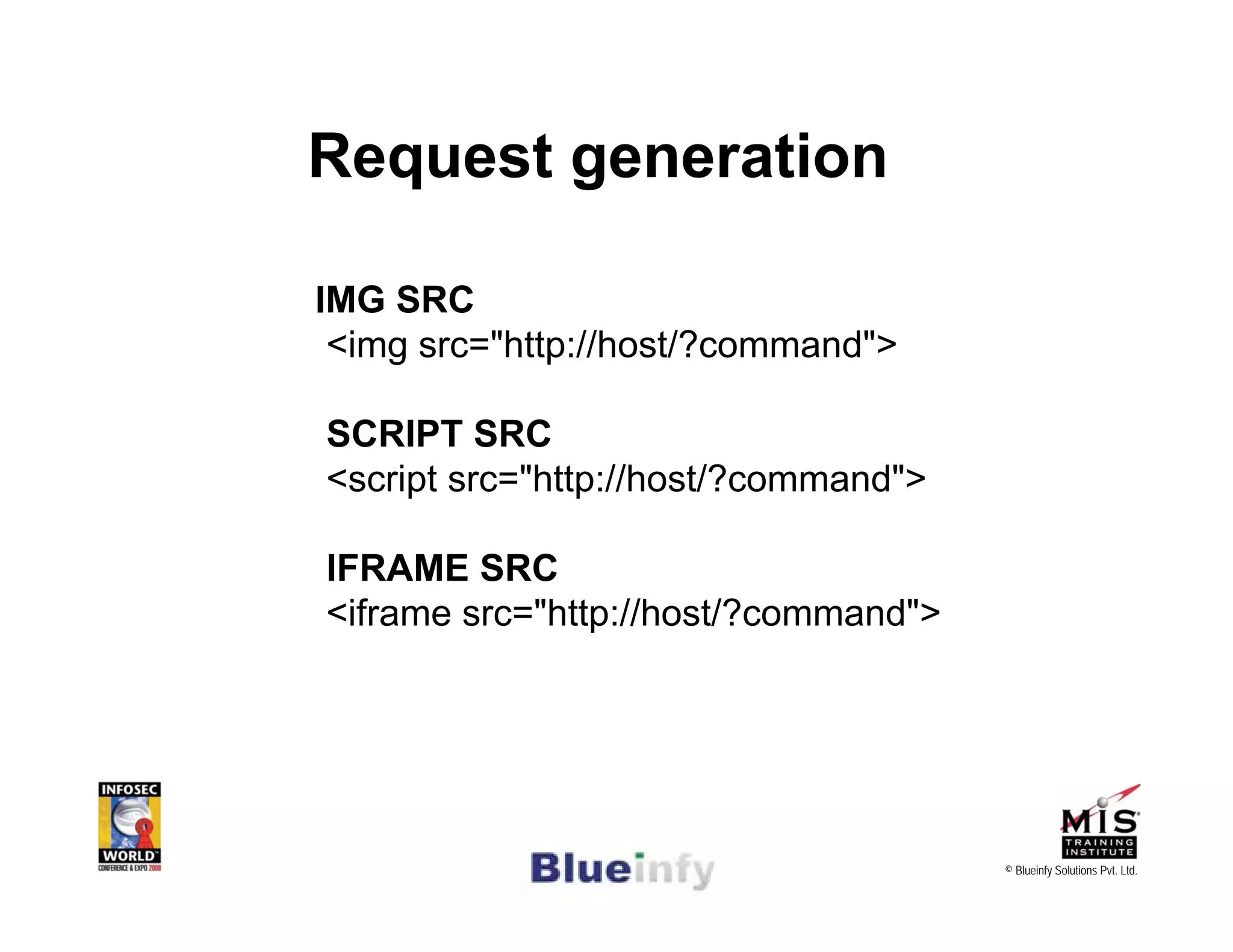 [Infosecworld 08 Orlando] CSRF: The Biggest Little Vulnerability on the Web 