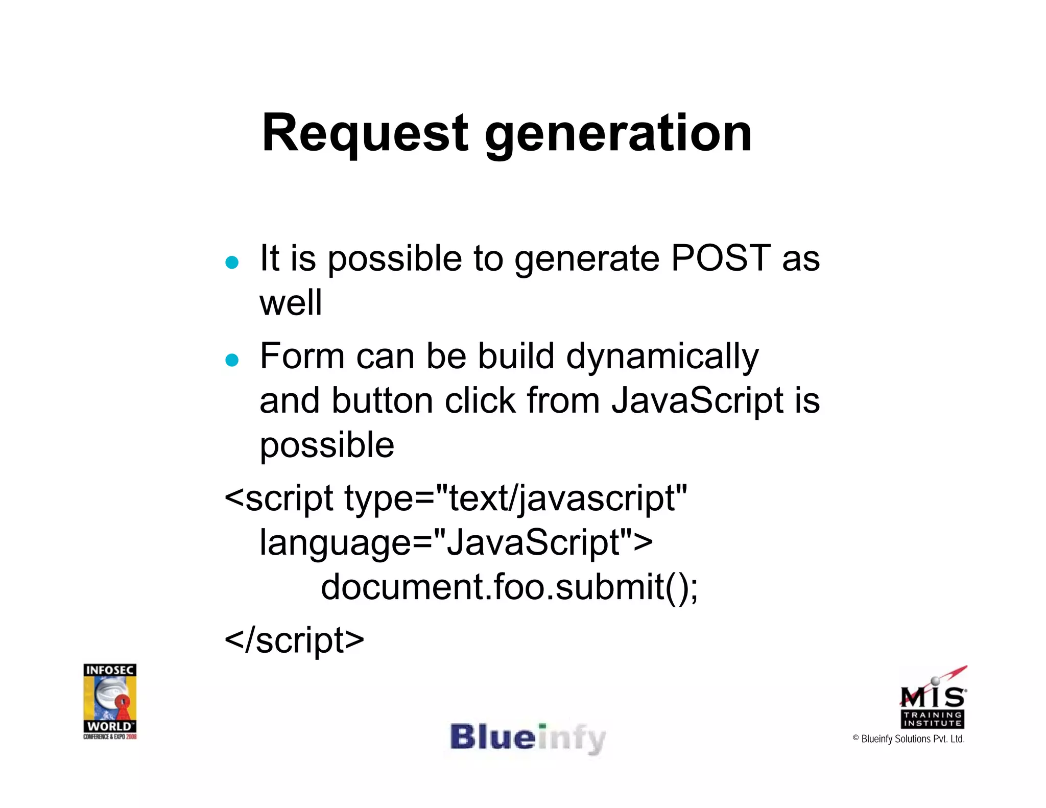 [Infosecworld 08 Orlando] CSRF: The Biggest Little Vulnerability on the Web 